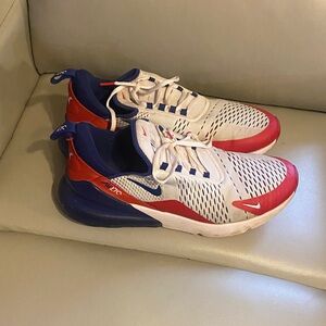 Nike Air Max 270 Red Blue White Sneakers